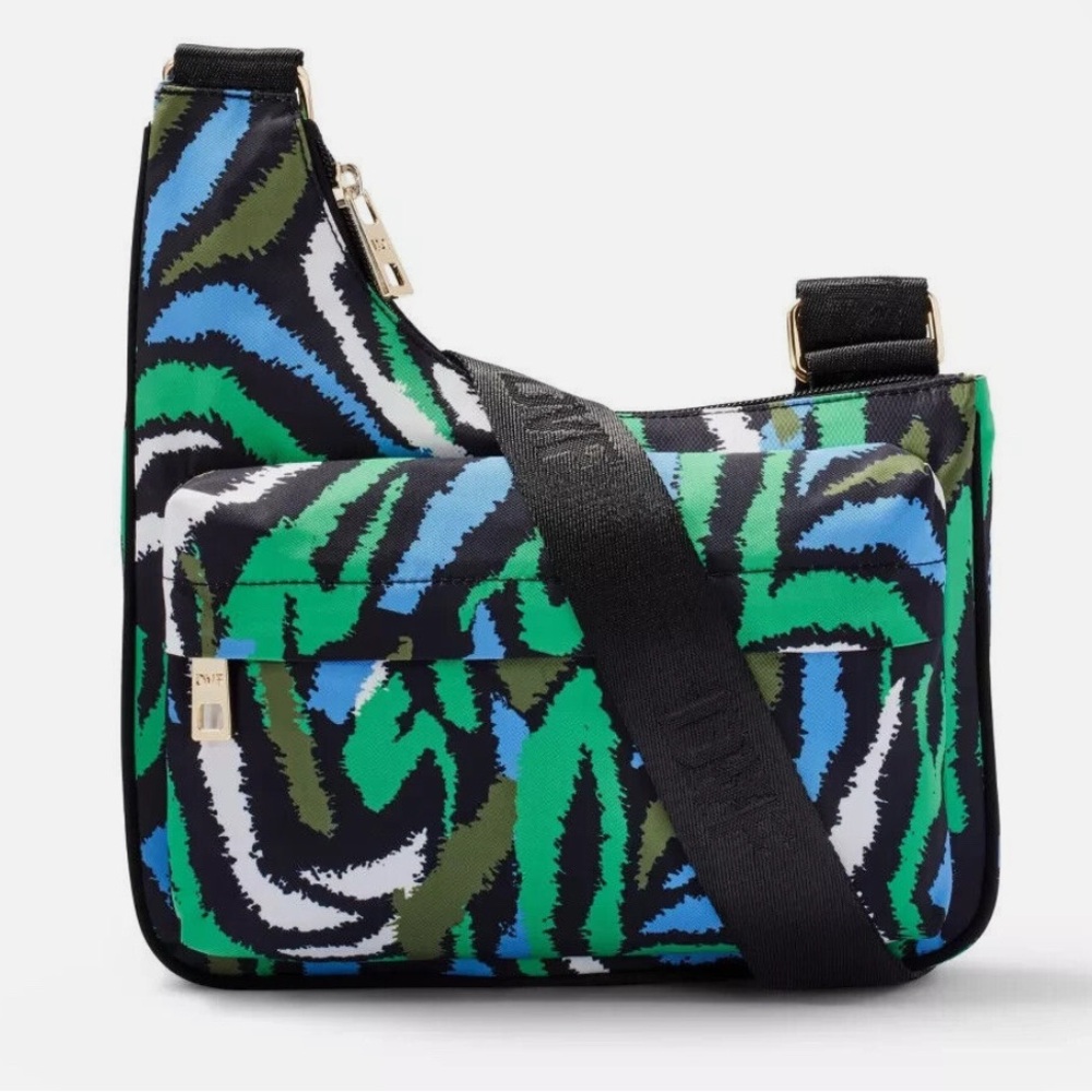 Diane von Furstenberg for Target - Disco Zebra Green Utility Crossbody Bag, New